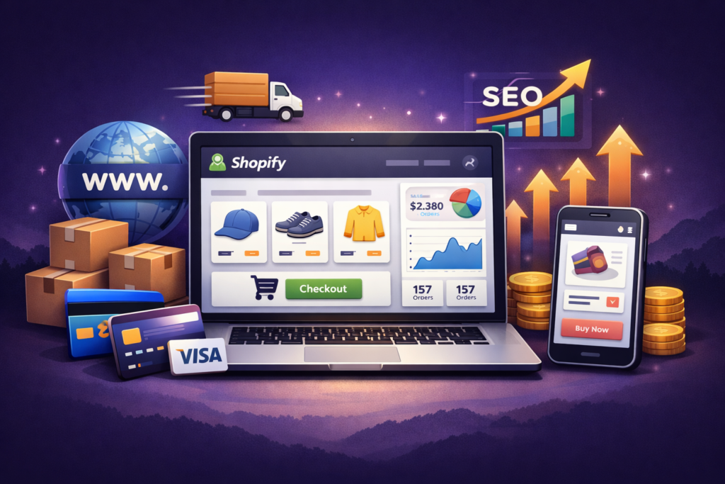 what do you need to build a shopify website
